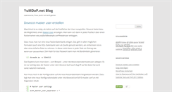 Desktop Screenshot of blog.yumdap.net